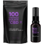 CBD масло Isolate 30%, 6000 мг, 120 доз, 20 мл, натуральный: цены и характеристики