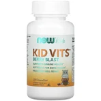 Мультивітаміни та мінерали для дітей, смак винограду, Kid Vits, Now Foods, 120 жувальних таблеток: ціни та характеристики
