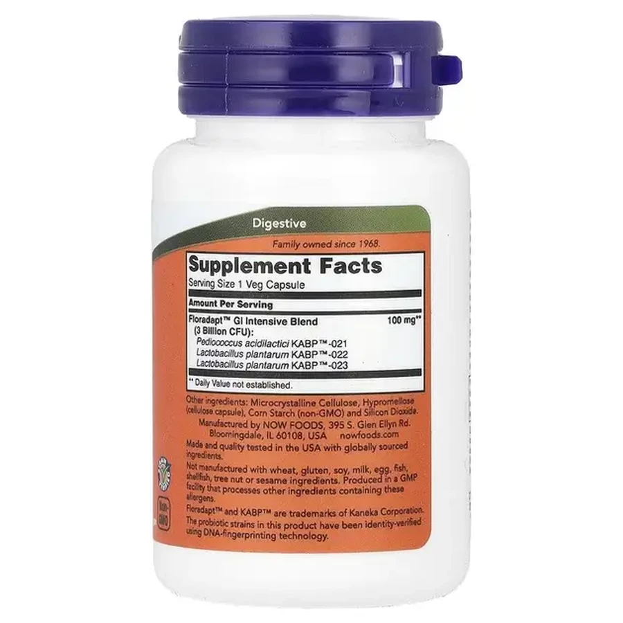 Підтримка бактерій кишківника Intestinal Bacteria Support, Now Foods, 60 вегетаріанських капсул: ціни та характеристики