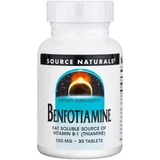 Бенфотіамін, 150 мг, Benfotiamine, Source Naturals, 120 таблеток