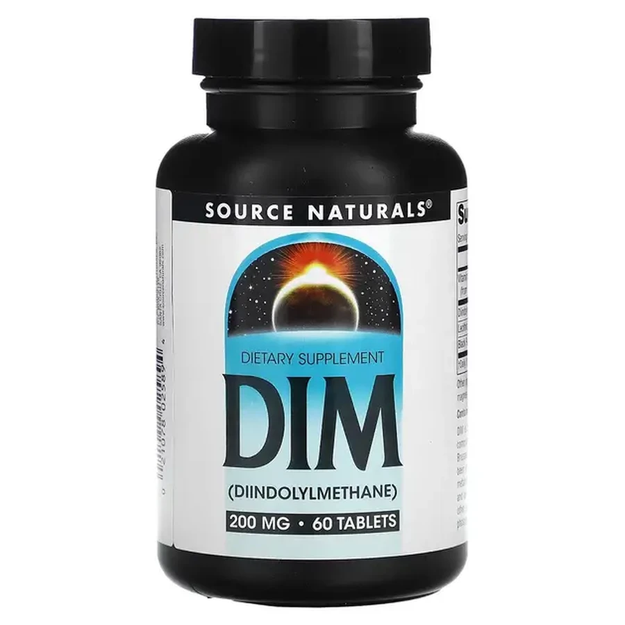 Дііндолілметан, 200 мг, DIM, Source Naturals, 30 таблеток: ціни та характеристики