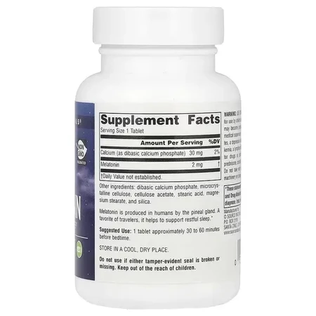 Мелатонін повільного вивільнення, 2 мг, Melatonin, Source Naturals, 240 таблеток: ціни та характеристики