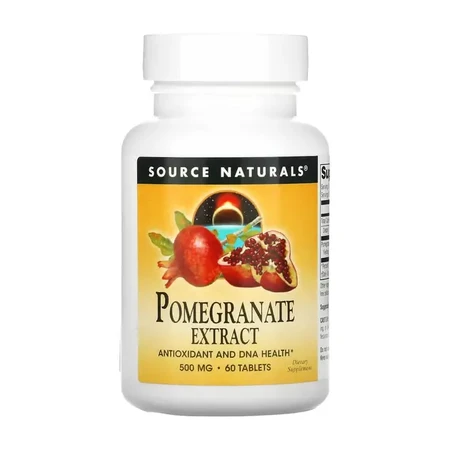Экстракт граната, 500 мг, Pomegranate Extract, Source Naturals, 120 таблеток: цены и характеристики