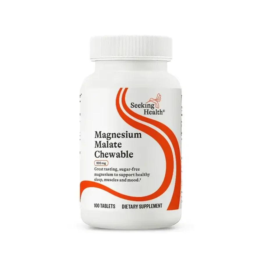 Магній малат, 100 мг, Magnesium Malate, Seeking Health, 100 жувальних таблеток: ціни та характеристики