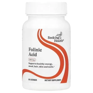 Фолиевая кислота, 800 мкг, Folinic Acid, Seeking Health, 60 леденцов