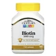 Биотин, 5000 мкг, Biotin, 21st Century, 110 капсул