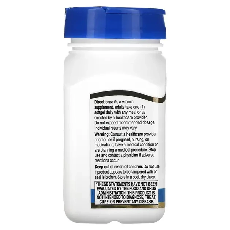 Витамин A, 3000 мкг, (10 000 МО) Vitamin A, 21st Century, 110 гелевых капсул: цены и характеристики