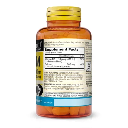 Кальцій 600 мг з Вітаміном D3 800 МО, Calcium 600 mg з Vitamin D3 800 IU, Mason Natural, 200 таблеток: ціни та характеристики
