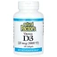 Витамин D3, 125 мкг 5000 МЕ, Vitamin D3, Natural Factors, 120 гелевых капсул