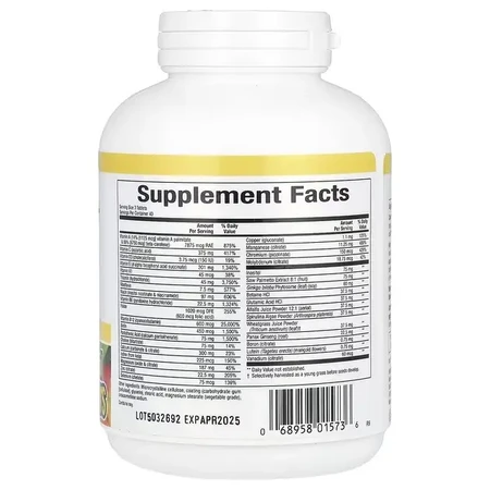 Мультивітаміни для чоловіків 50+, Men's 50+ MultiStart, Natural Factors, 120 таблеток: ціни та характеристики