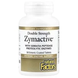 Ферменты двойной концентрации, Zymactive, Double Strength, Natural Factors, 30 таблеток