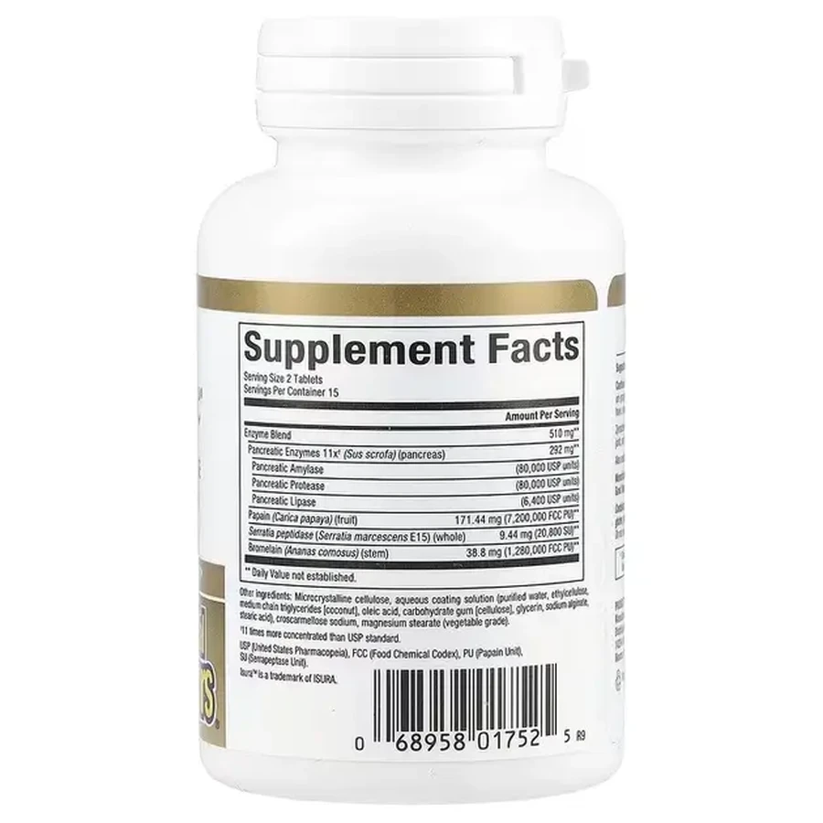 Ферменты двойной концентрации, Zymactive, Double Strength, Natural Factors, 30 таблеток: цены и характеристики