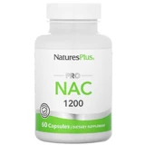 NAC N-ацетил L-цистеин, 600 мг в каждой, Pro NAC 1200, Natures Plus, 60 капсул