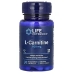 L-Карнітин, 500 мг, L-Carnitine, Life Extension, 30 вегетаріанських капсул: ціни та характеристики
