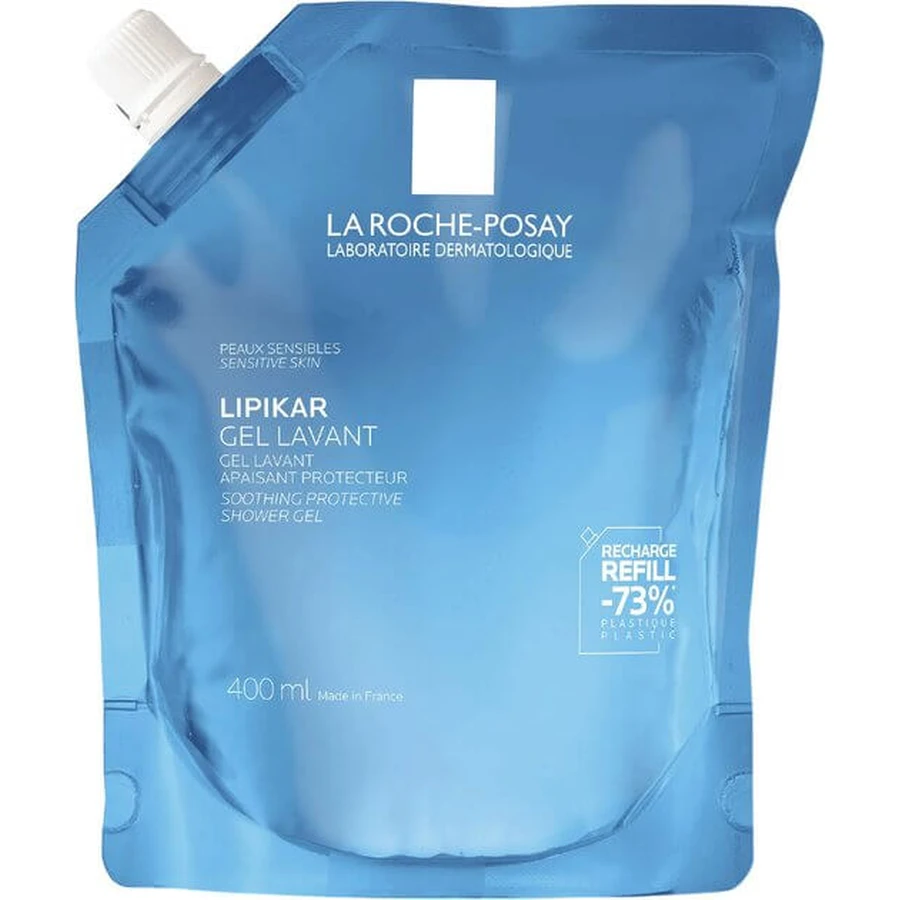 Гель для обличчя та тіла La Roche-Posay Lipikar очищувальний, заспокійливий та захисний, рефіл, 400 мл : ціни та характеристики