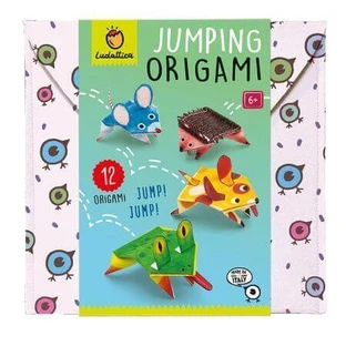 Набір орігамі для початківців, +6 років, Origami Jumping, Ludattica