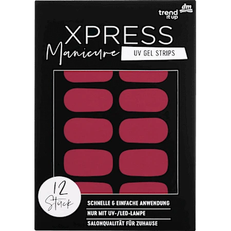 trend !t up XPRESS Manicure UV Gel Nail Sheets № 110 - Berry Blossom - Ягідний цвіт: ціни та характеристики