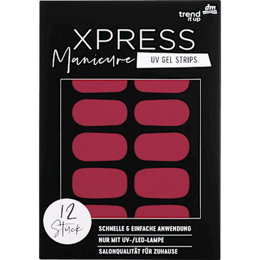 trend !t up XPRESS Manicure UV Gel Nail Sheets № 110 - Berry Blossom - Ягідний цвіт: ціни та характеристики