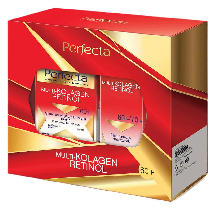 Perfecta Multi-Kolagen Retinol 60+ Set cremă de zi și de noapte 50 ml + cremă de ochi 15 ml: цены и характеристики