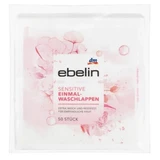 Ebelin, Sensitive, Spălătorie facială de unică folosință, 50 bucăți
