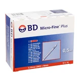 BD Micro-Fine Plus, шприц-ручка з інсуліном 0,5 мл, U-100, з голкою 30G, 0,3 х 8 мм, 100 шт.