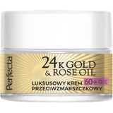 Perfecta 24K Gold amp; Rose Oil Роскошный дневной и ночной крем против морщин 60+, 50 мл