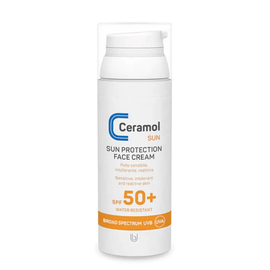 Солнцезащитный крем SPF50+ для чувствительной и реактивной кожи, 50 мл, Ceramol: цены и характеристики