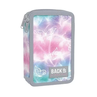 BackUp, Valiză pentru creioane cu două compartimente și accesorii Pastel Magic, 1 buc