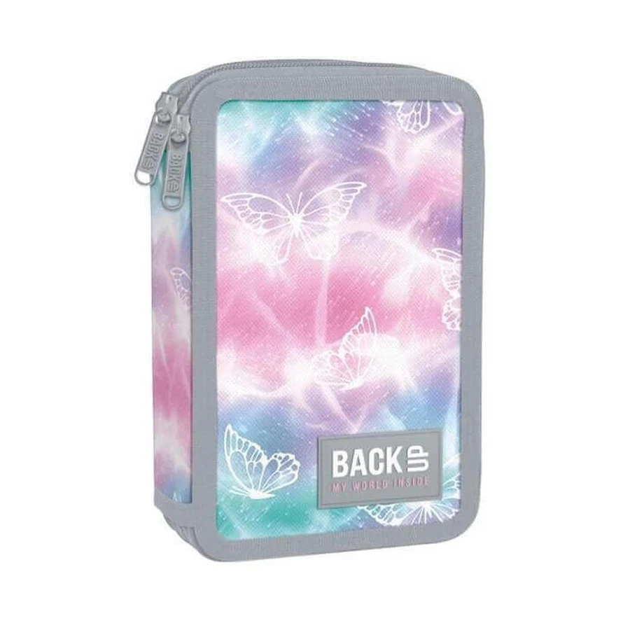 BackUp, Valiză pentru creioane cu două compartimente și accesorii Pastel Magic, 1 buc: цены и характеристики
