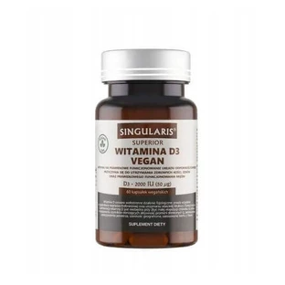 Singularis Superior Vitamin D3 2000 UI Vegan, 60 капсул