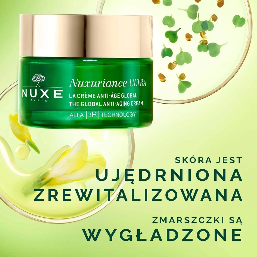 Набір Nuxe Nuxuriance Ultra, крем проти пітниці, 50 мл + крем проти пітниці для обличчя та тіла, 15 мл + гелевий масажер безкоштовно: ціни та характеристики