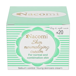 Nacomi Нормализующий крем 20+, 50 мл