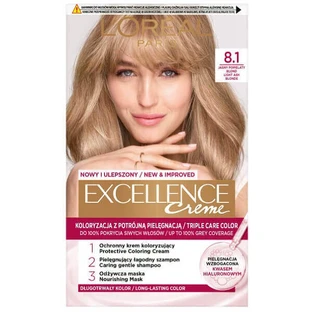 L Oreal Paris Excellence Creme Colorant pentru păr 8.1 Blond deschis cenușiu
