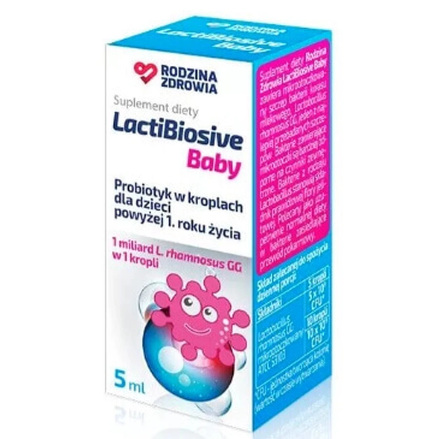 Family Health, LactiBiosive Baby, капли, 5 мл: цены и характеристики