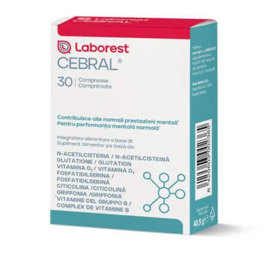 Цебрал, 30 таблеток, Laborest Italia: ціни та характеристики