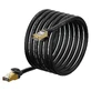 Baseus Speed Seven cablu de rețea de mare viteză RJ45 10Gbps 5m negru (WKJS010501)