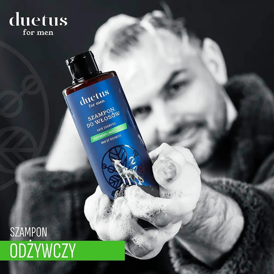 Duetus For Men, шампунь живильний для чоловіків, 300 мл: ціни та характеристики