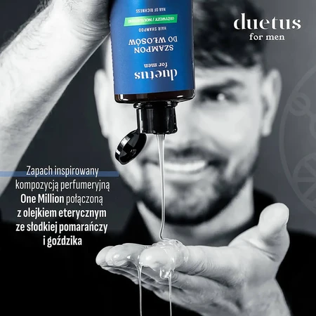 Duetus For Men, шампунь живильний для чоловіків, 300 мл: ціни та характеристики