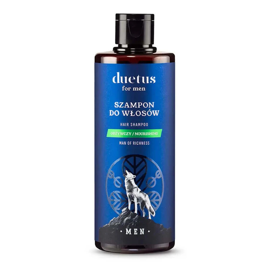 Duetus For Men, шампунь живильний для чоловіків, 300 мл: ціни та характеристики