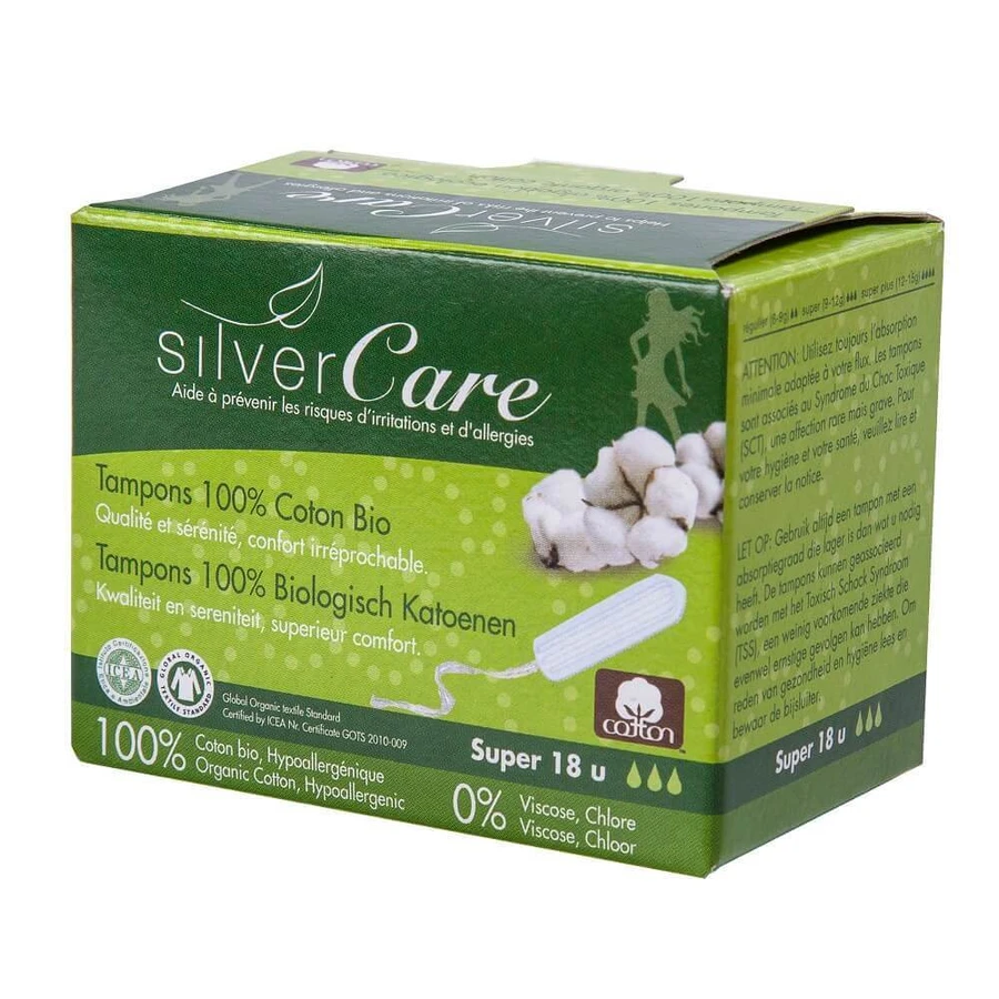 Tampoane fără aplicator din bumbac organic Masmi Super, 18 bucăți: цены и характеристики