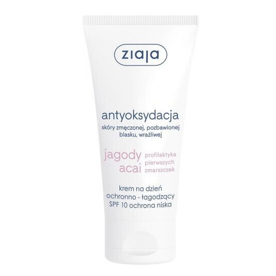 Ziaja, Acai Berry, Дневной крем SPF10, защитный и успокаивающий, 50 мл: цены и характеристики
