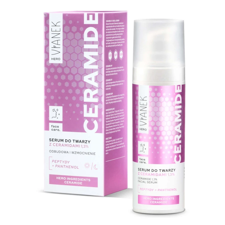 Vianek Hero Ceramide, крем для обличчя з кумарином, 30 мл: ціни та характеристики