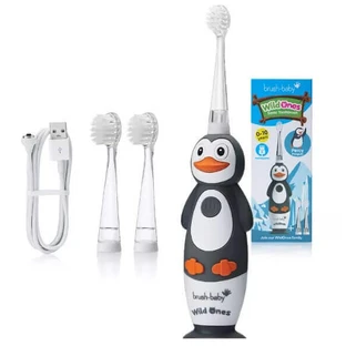 Brush-Baby Wildones Звуковая зубная щетка для детей 0-10 лет Пингвин