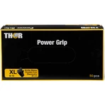 Thor Power Grip, mănuși din nitril, nesterile, fără pudră, negre, mărimea XL, 50 bucăți: цены и характеристики