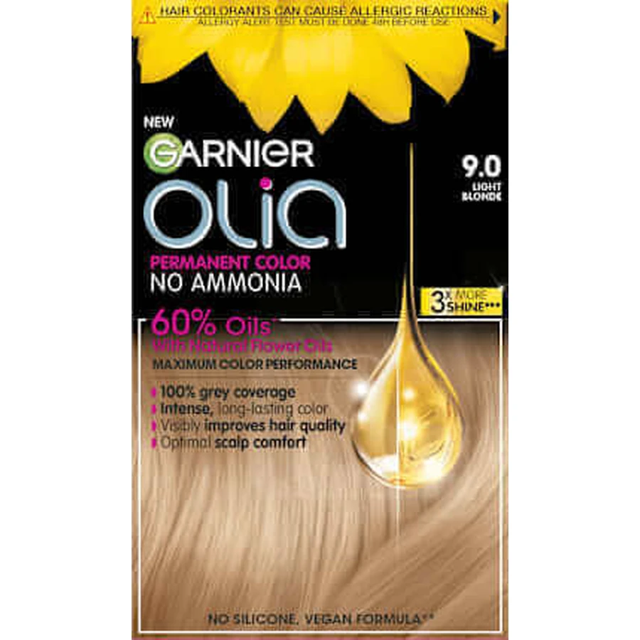 GARNIER olia Перманентна фарба 9.0 Світло-русявий, 174 мл: ціни та характеристики