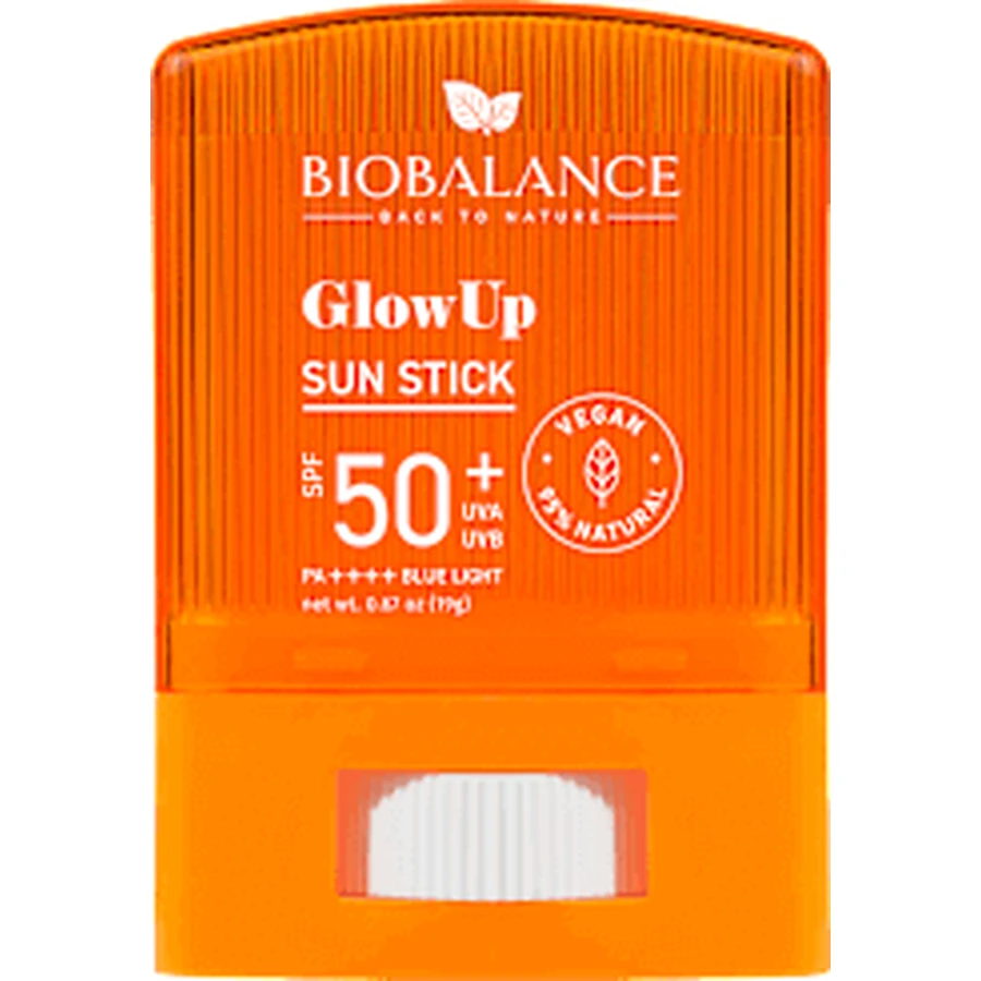 BIOBALANCE GLOW UP Солнцезащитный стик SPF 50 GLOW UP, 19 мл: цены и характеристики