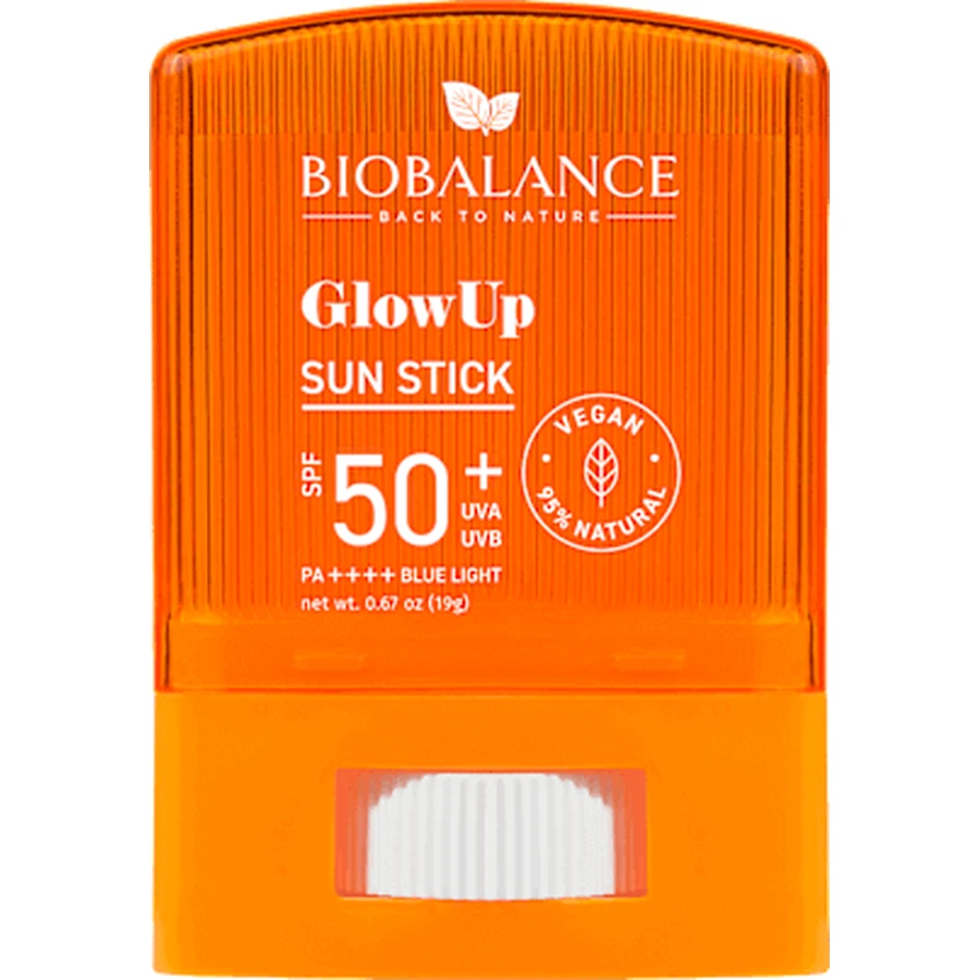 BIOBALANCE GLOW UP Солнцезащитный стик SPF 50 GLOW UP, 19 мл: цены и характеристики