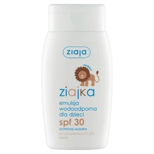 Зяйка водостойкая солнцезащитная эмульсия для детей SPF30 с рождения 125 мл