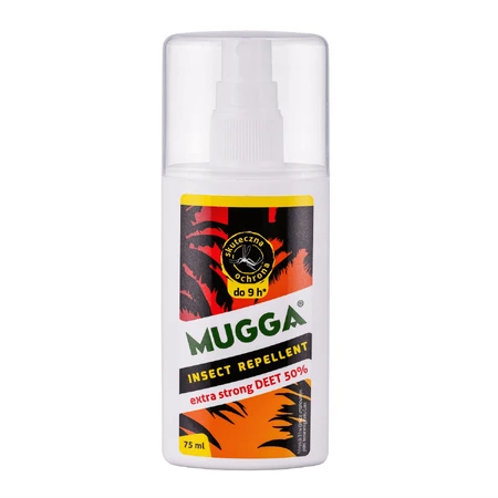 Mugga Insect Repellent, спрей от тропических комаров, DEET 50%, 75 мл: цены и характеристики