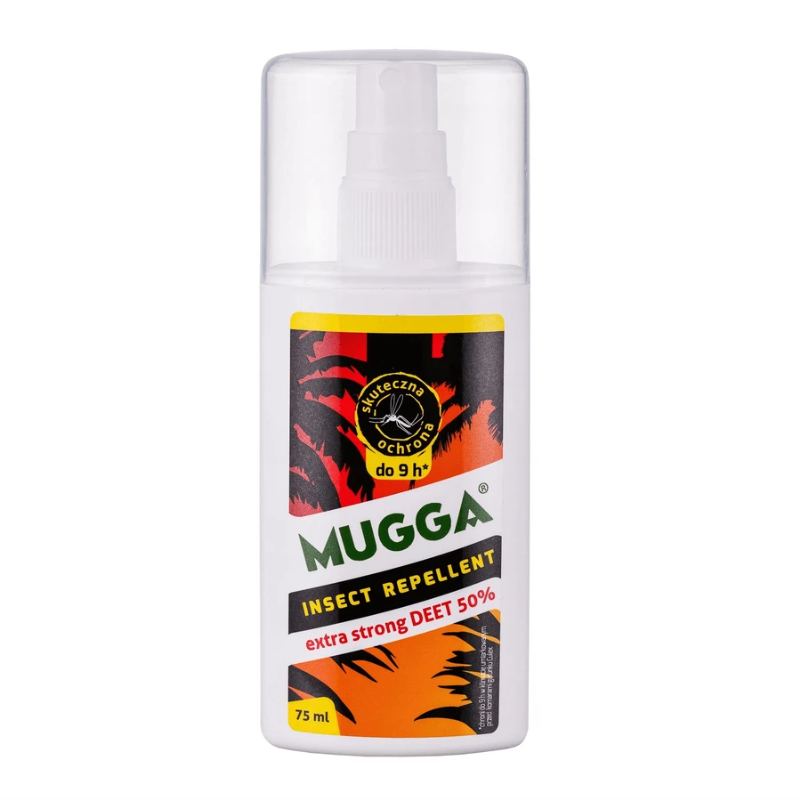 Mugga Insect Repellent, спрей от тропических комаров, DEET 50%, 75 мл: цены и характеристики